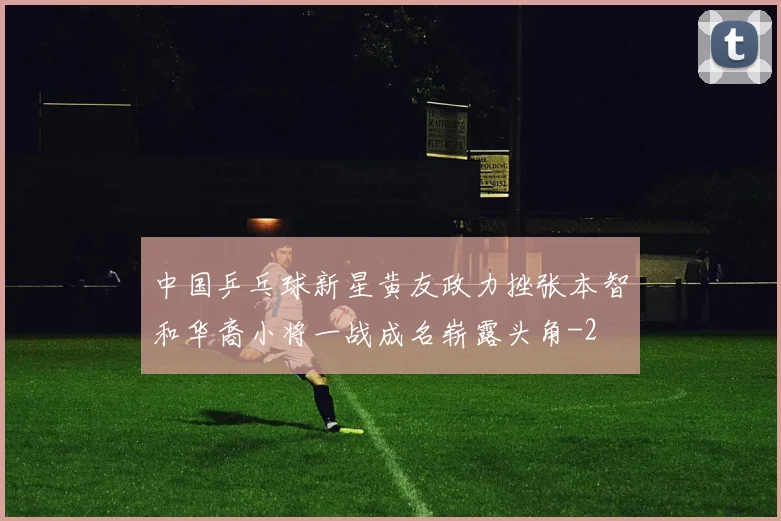 中国乒乓球新星黄友政力挫张本智和华裔小将一战成名崭露头角