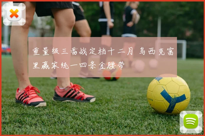 重量级三番战定档十二月 乌西克富里赢家统一四条金腰带